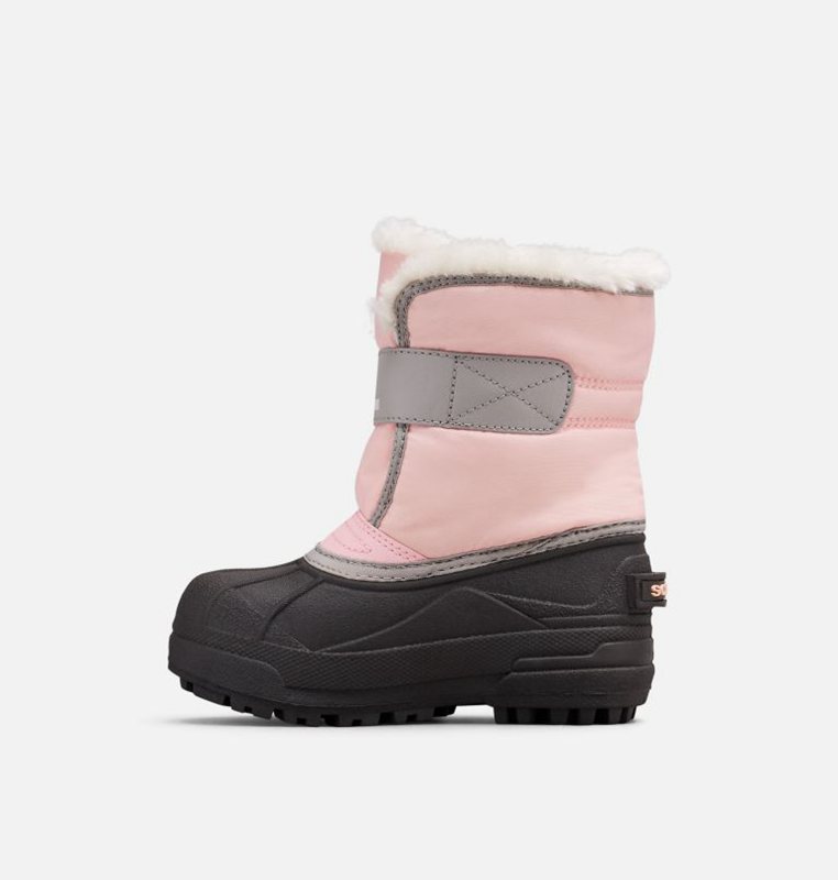 Kids Snow Boots Pink/Black - Sorel Childrens Commander™ - 590623-ZRI